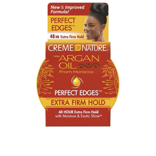 Creme Of Nature Argan Oil Gel Fixant Pour Cheveux Style Lisse Et Défini
