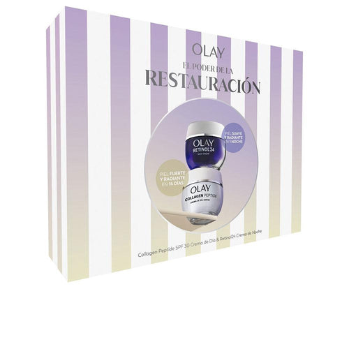 Olay Regenerist Gesichtspflege Set Tag Creme Spf 30 Und Nacht Creme Retinol 24 Optimale Hautpflege