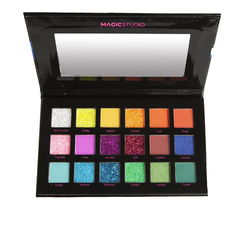 Magic Studio Flash Neon Palette D'Ombres Couleurs Vives Qui Captivent