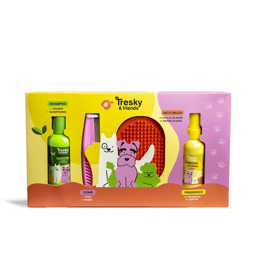 Tresky & Friends Limpieza Mascota Pet Grooming Kit Perfect Pet Care
