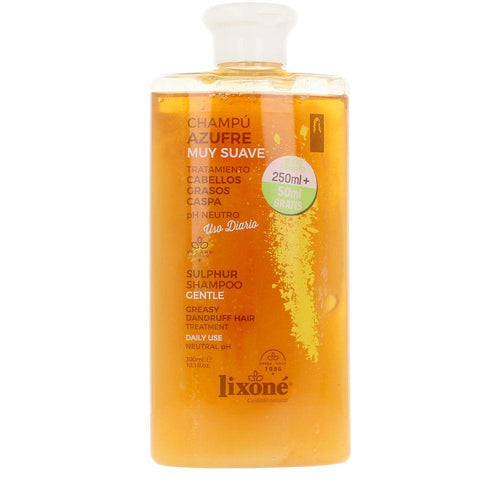 Lixone Azufre Shampoing Végan Anti Huile Et Pellicules Cheveux Doux Et Sains