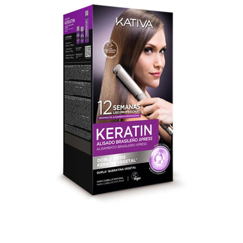Kativa Keratin Express Set Lissant Cheveux Lissage Professionnel Durable