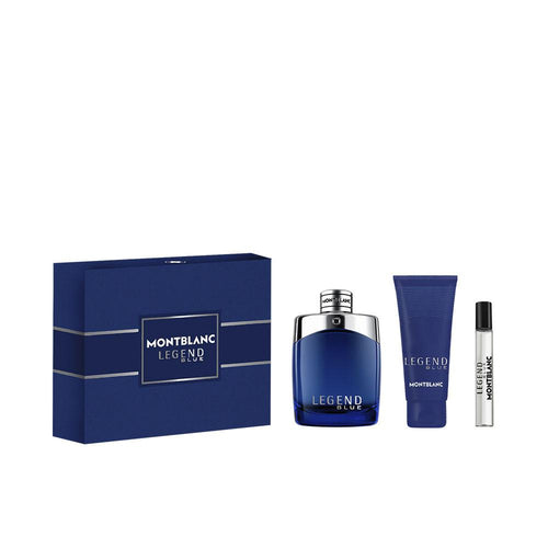 Montblanc Legend Blue Profumo Eau De Parfum Set Energia Vibrante