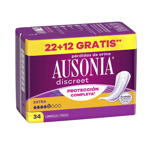 Ausonia Ausonia Discreet Extra Incontinence Pads Odor Locking System