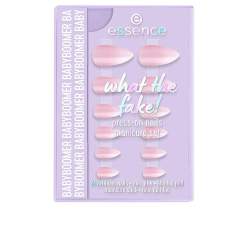 Essence What The Fake! Kit Uñas Falsas Look De Salón En Casa