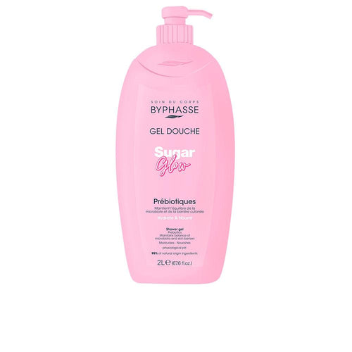 Byphasse Sugar Glow Gel Doccia Prebiotico Idratazione Naturale Vegan