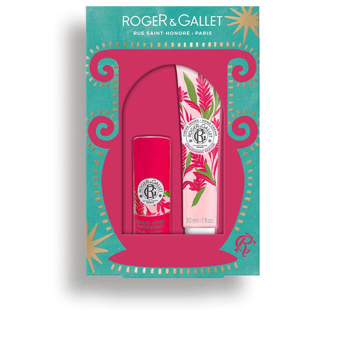 Roger & Gallet Gingembre Rouge Lippenbalsam Und Handcreme Set Weiche Natürliche Pflege