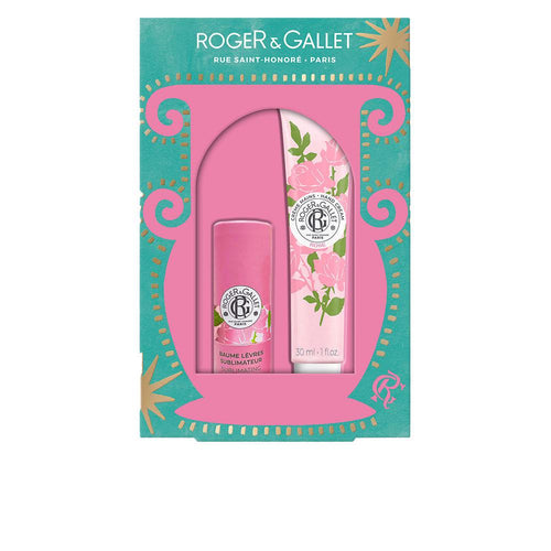 Roger & Gallet Rose Bálsamo Labial Y Crema De Manos Labios Suaves Irresistibles