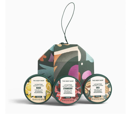 The Body Shop Trio Set Balsami Per Labbra Per Labbra Morbide E Nutrite