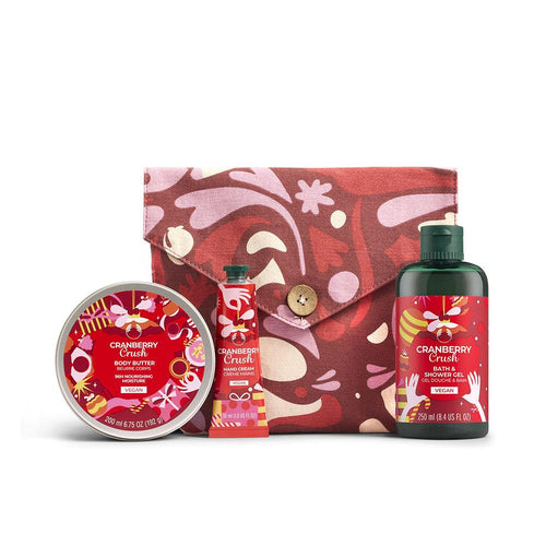 The Body Shop Essentials Cranberry Gift Set Refreshing Cranberry Sensation