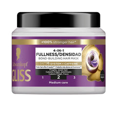 Schwarzkopf Mass Market Gliss Mascarilla Capilar Reparación Nutritiva Para Cabello Fuerte