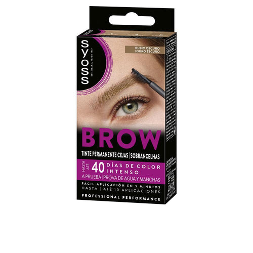 Syoss Brow Tint Permanent Eyebrow Tint Vegan Signature Brow Impact
