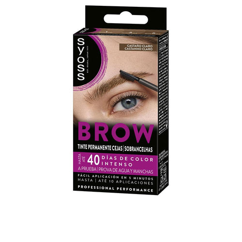 Syoss Brow Tint Permanente Augenbrauentönung Vegan Perfekter Augenbrauen Look