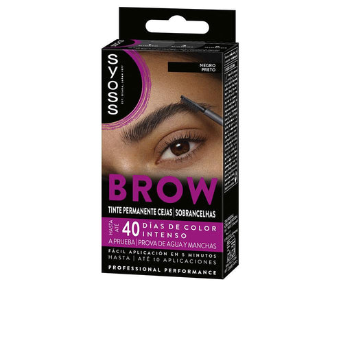 Syoss Brow Tint Permanente Augenbrauentönung Vegan Perfekter Augenbrauen Look