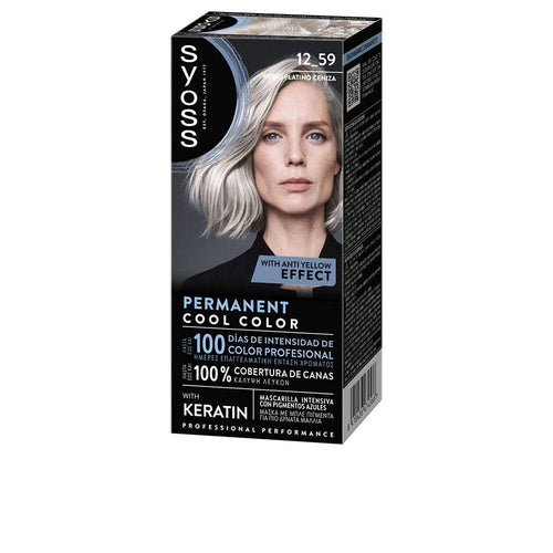 Syoss Permanent Cool Color Haarfarbe Keratin Effekt