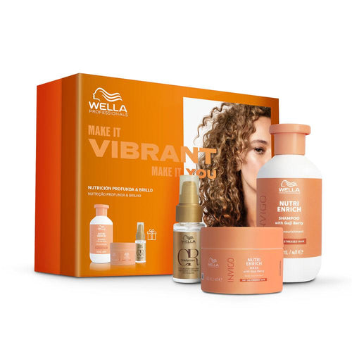 Wella Professionals Invigo Nutri-Enrich Pack Cosmetico Capelli Nutrizione Profonda Capelli Nutriti E Splendenti