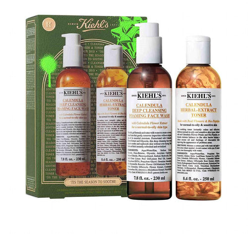 Kiehl's Calendula Kit Nettoyage Visage Nettoyage Profond Et Hydratation