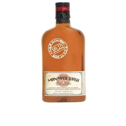 18.21 Man Made Man Made Wash 3 In 1 Shampoo Gel Mit Süßem Tabak Hydratisiert Reinigt Und Stärkt