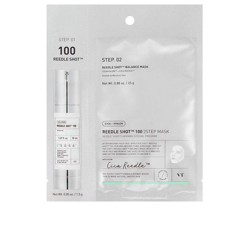 Vt Cosmetics Vt Reedle Mascarilla Facial 2 Pasos Lifting Y Hidratación Al Instante