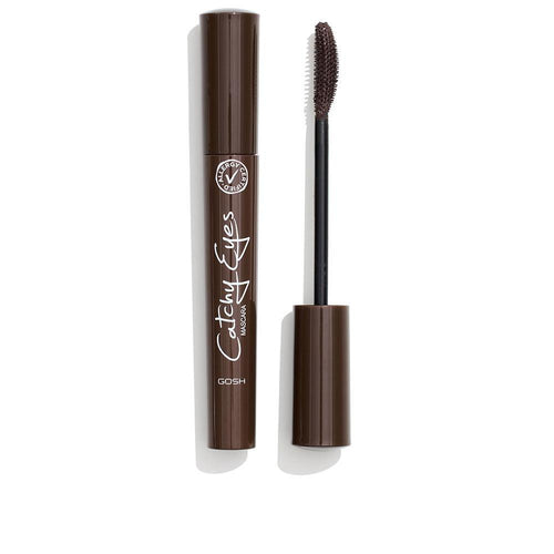 Gosh Catchy Eyes Mascara Crazy Blue Pestañas Definidas Con Cepillo Curvo