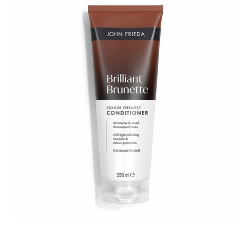 John Frieda Vibrancy Brunette Apres Shampoing Pour Des Cheveux Rayonnants