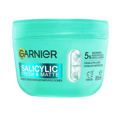 Garnier Salicylic Fresh & Matte Moisturizing Anti-Blemish Cream Hydration Innovation