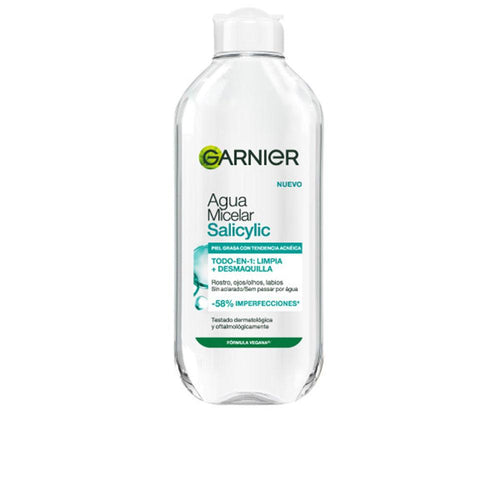 Garnier Skinactive Agua Micelar Salicílica Piel Limpia Sin Residuo