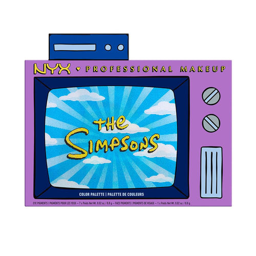 Nyx Professional Make Up The Simpsons Palette D'Ombres À Paupières Couleurs Vibrantes Tous Les Jours