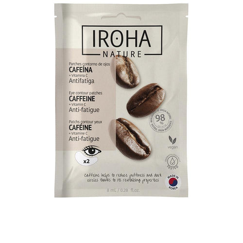 Iroha Eye Pads Parches De Ojos Con Cafeína Anti Fatiga Mirada Fresca Y Radiante