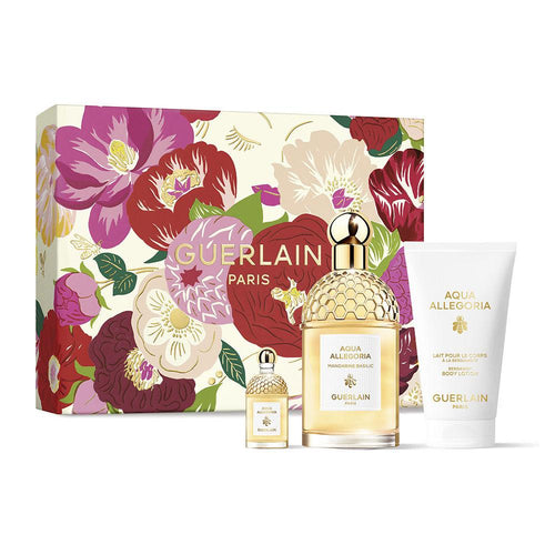 Guerlain Aqua Allegoria Mandarina Albahaca Perfume Eau De Toilette Set Cítrico Fresco Natural