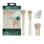 Ecotools Makeup Brushes Ecotools Ensemble De Pinceaux Et Éponge Cosmétiques Beauté Naturelle Durable