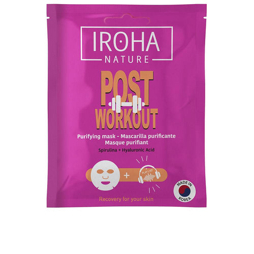 Iroha Moments Masks Mascarilla Facial Post Entrenamiento Piel Purificada E Hidratada