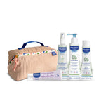 Mustela Bebé-Niño Green Vanity Toiletry Kit Essential Daily Care Gentle Baby Skin Care