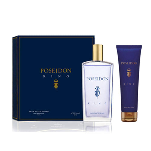 Poseidon Poseidon The King Profumo Eau De Toilette Set Legno Aromatico Seducente