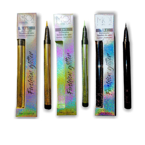 Moi Delineador Sombras 2 In 1 Eyeliner Lidschatten Set Wasserfest Und Langanhaltend