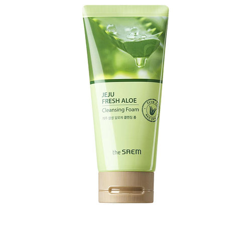 The Saem Jelu Fresh Aloe Espuma Limpiadora Facial Hidratación Y Brillo Natural