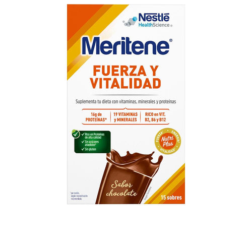 Meritene Fuerza Y Vitalidad Schokoladen Milkshake Kraft Und Energie