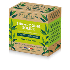 Beauterra Solide Champú Sólido Té Verde 93 Por Ciento Natural