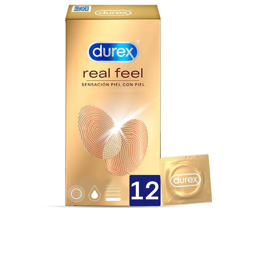 Durex Real Feel Préservatifs Extra Fin Contact Naturel De La Peau