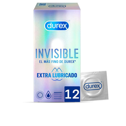 Durex Invisible Préservatif Extra Lubrifié Ultra Fin Protection Optimale