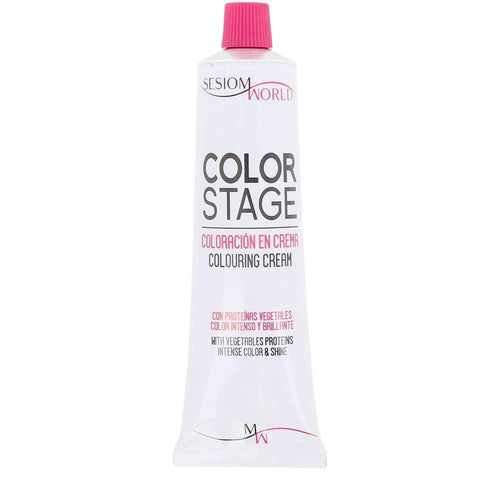 Sesiom World Color Stage Crema Tinte De Cabello 7 Blonde Brillo Radiante