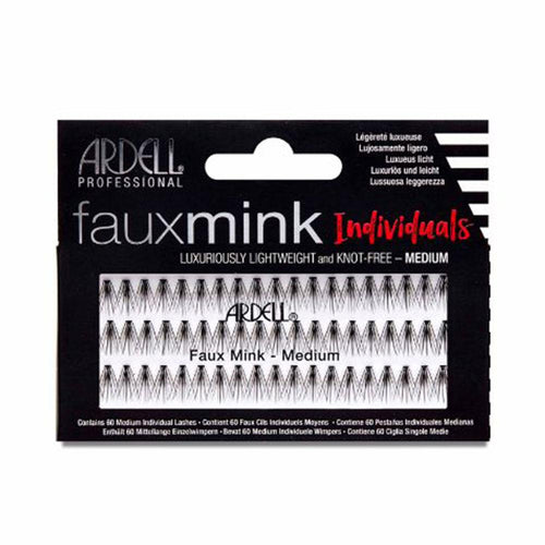 Ardell Faux Mink Pestañas Postizas Individuales Estilo Natural Sofisticado