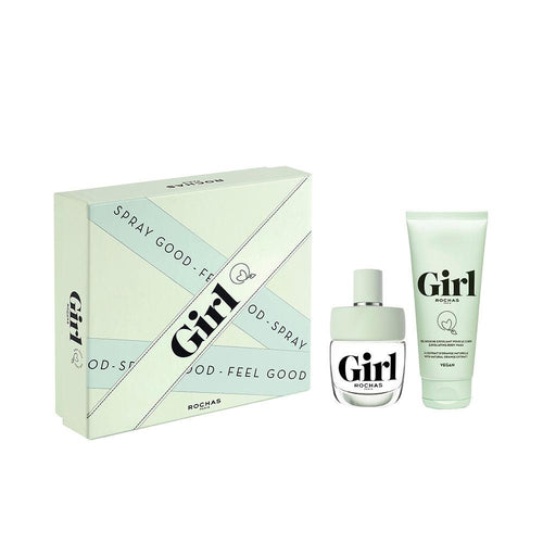Rochas Girl Perfume Eau De Toilette Set Spray Good Feel Good