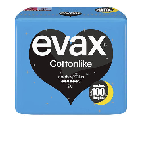 Evax Cottonlike Serviettes De Nuit Avec Ailes Protection Nocturne Fiable