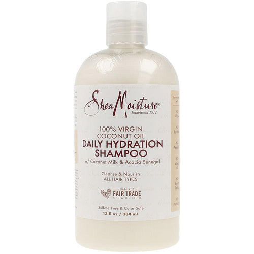 Shea Moisture 100% Virgin Coconut Oil Shampoo Cheveux Propres Doux Brillants