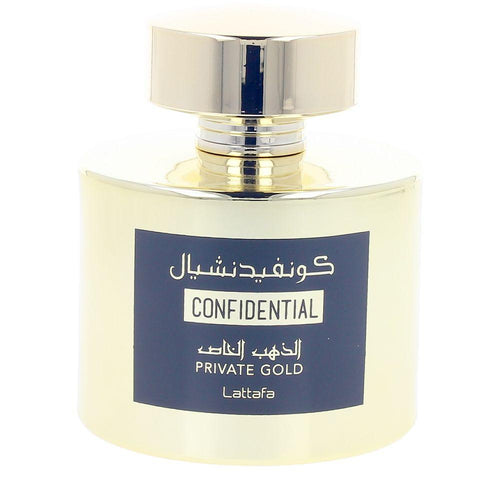 Lattafa Confidential Private Gold Perfume Eau De Perfume Frutal Floral Unisex