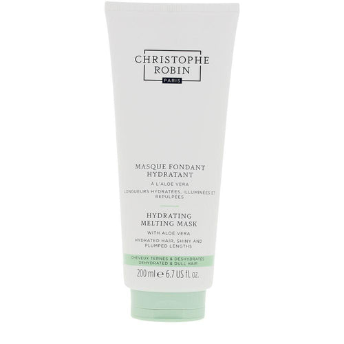 Christophe Robin Hydrating Cr Masque Capillaire Hydratant Avec Aloe Vera Hydratation Profonde Naturelle