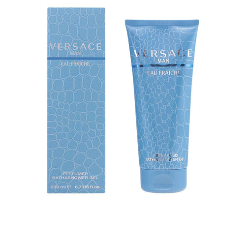 Versace Eau Fraîche Gel De Ducha Para Hombres Hidratación Y Frescura Duradera