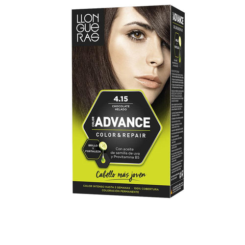 Llongueras Color Advance Tintura Permanente Capelli Copertura Grigi Brillante