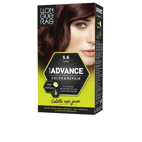 Llongueras Color Advance Tinte Capilar Permanente Cobertura Total Canas